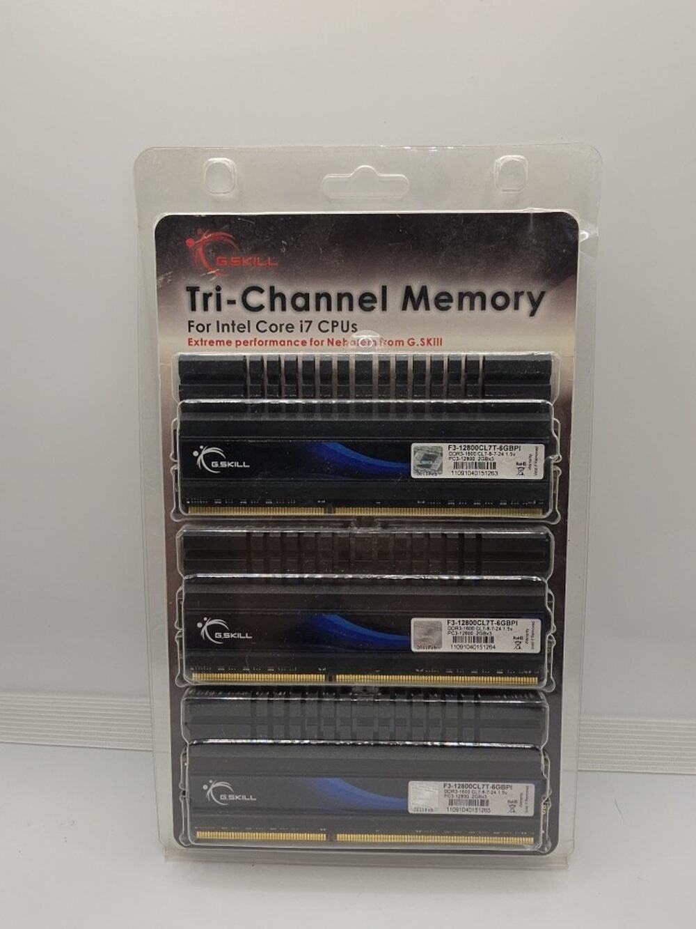 G.SKILL PI Series 18GB (3 x 6GB) DDR3 1600 (PC3 12800) Desktop Memoy Model F3-12